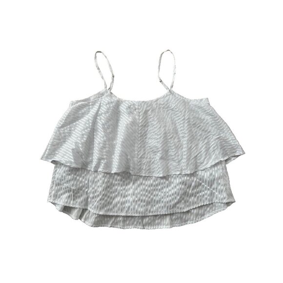 Joe's Jeans Collection Wanda Tank Top Silver White ( S ) - Picture 2 of 2